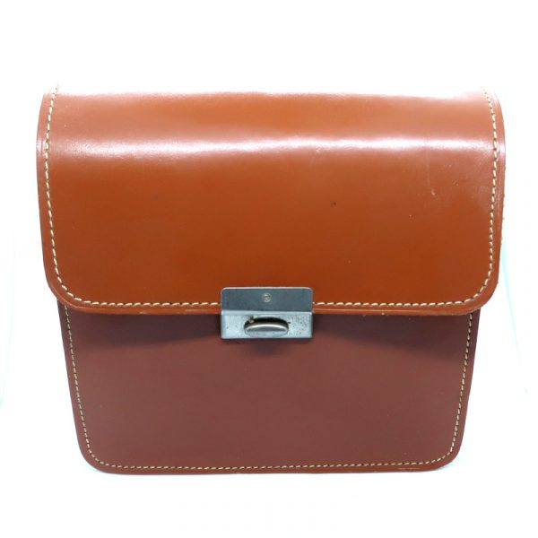 Vintage grooming set leather case