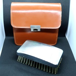 Vintage grooming set with brush